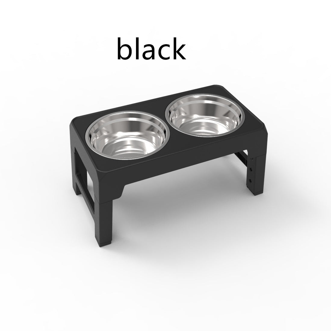 Adjustable Elevated Pet Food Bowl Integrated Design