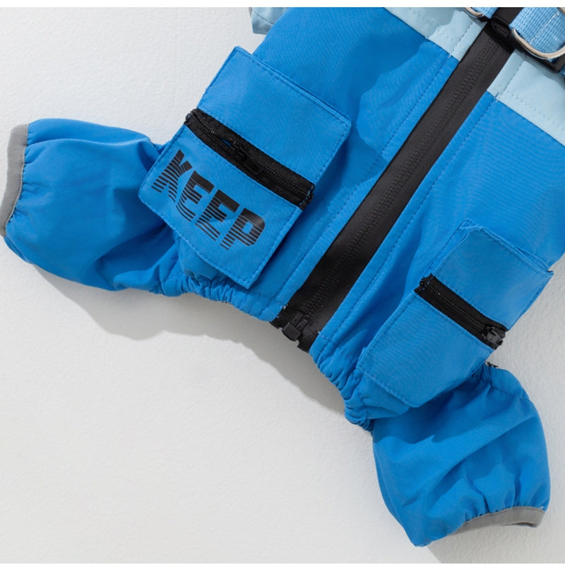Autumn Winter Windproof Waterproof Pet Four-Leg Coat