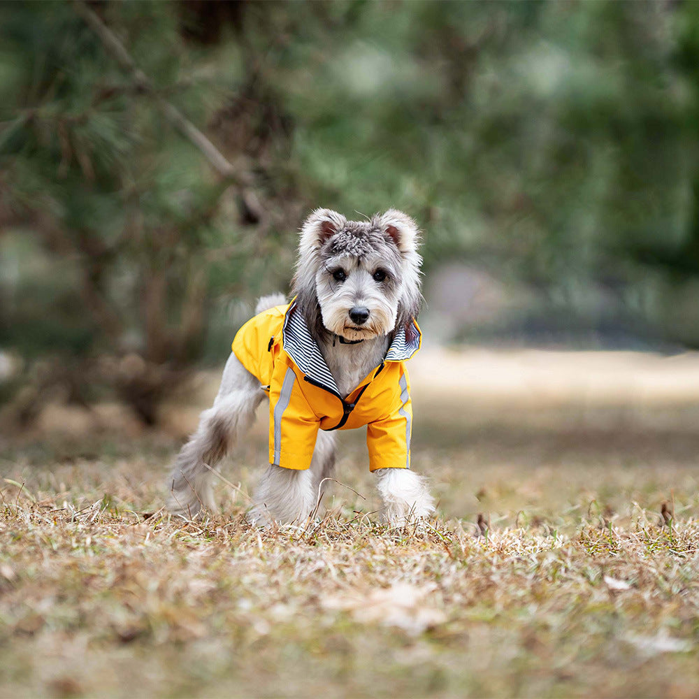 British Style Waterproof Pet Raincoat