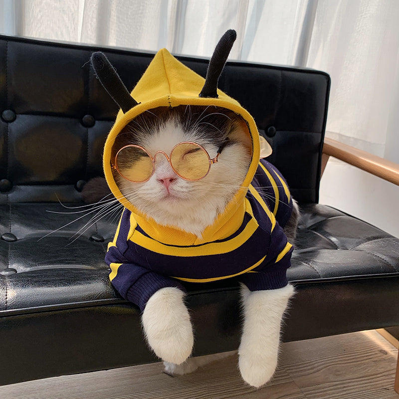 Winter Plush Pet Coat Hoodie Warm Jacket