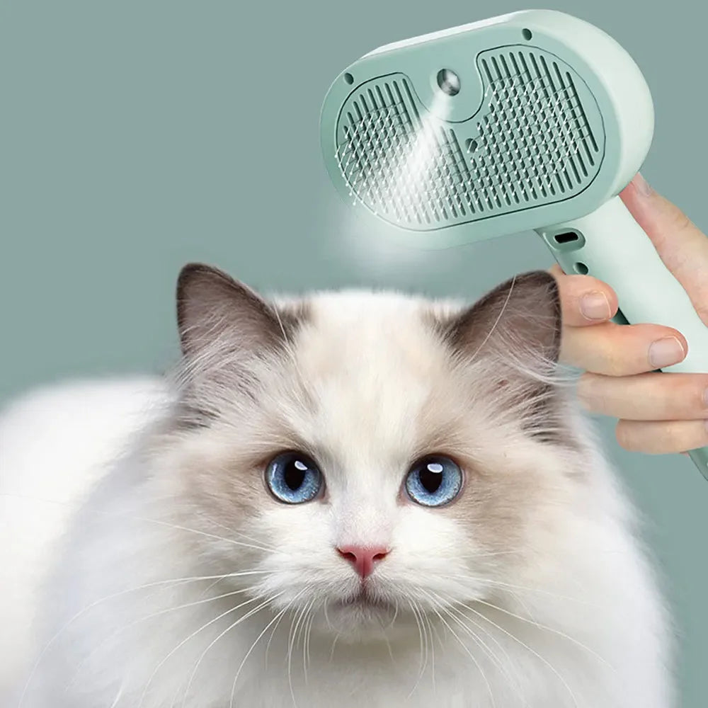 Pet Spray Hair Comb Grooming and Dematting Brush